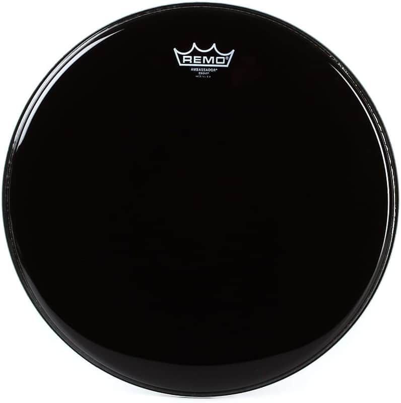 Remo 16" Ebony Ambassador image 1