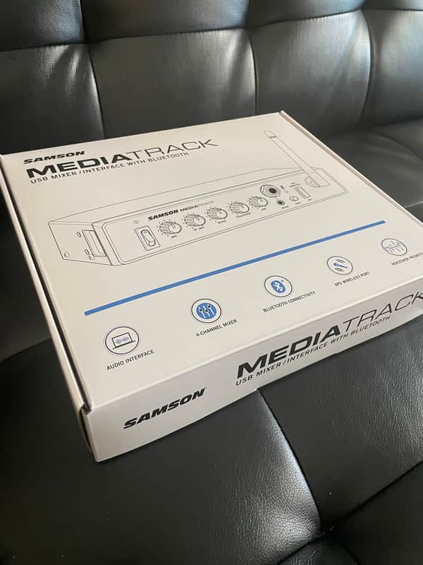 Samson MediaTrack 4-Channel Rackmount Mixer 2023 - Present - Black image 1