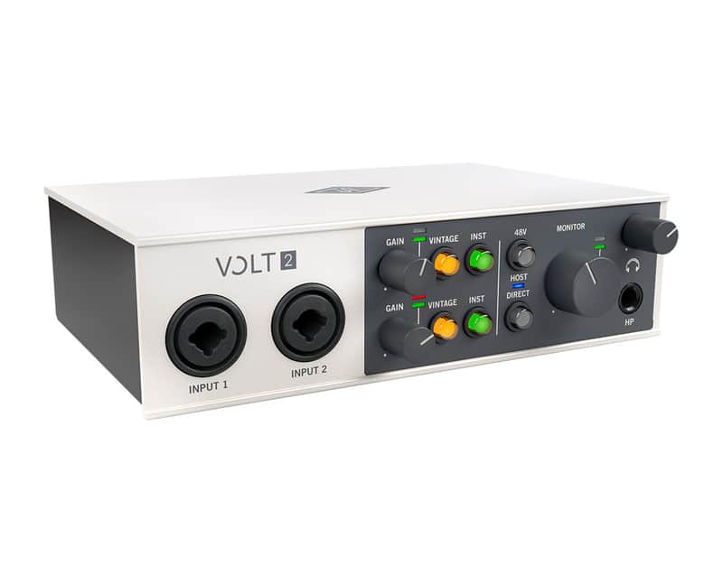 Universal Audio Volt 2 2-in/2-out USB 2.0 Audio Interface w/ Built-In Mic Preamp image 1