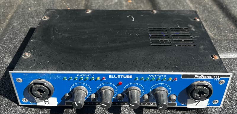 PreSonus Bluetube v2 Dual-Channel Mic / Instrument Preamplifier 2010s - Blue image 1