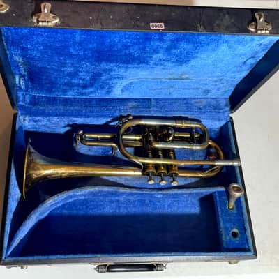 Vintage York Cornet w/ York 2M Silver Mouthpiece image 1