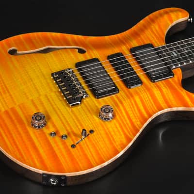 PRS Special 22 Semi-Hollow Private Stock Ltd Ed Citrus Glow 1-Of-85 #5057 image 5