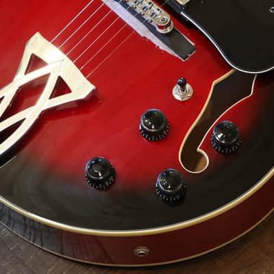 2015 Ibanez Artcore AF75-TRS-12-06 Hollowbody Electric Guitar Trans Red Sunburst + Hard Case image 5