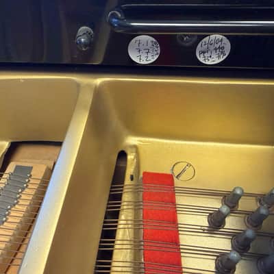 Terry Bozzio's Missing Persons 1983 Yamaha C7 Grand Piano. Polished Ebony image 14