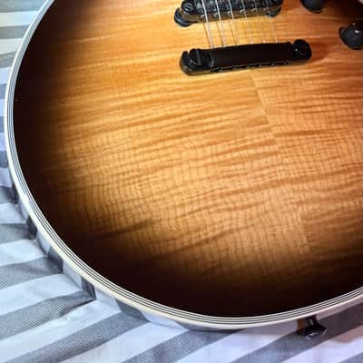 ESP LTD EC-1000 with Ebony Fretboard 2020 - Present - Black Natural Burst image 1