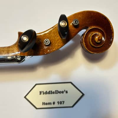 4/4 Adult Vintage Violin Unlabeled believed to be German 1910 - Varnished Maple & Spruce image 9