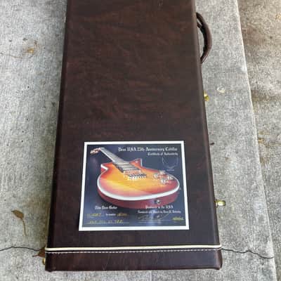 Dean USA 25th Anniversary Gold plated Cadillac 2002 - Amber Burst image 25