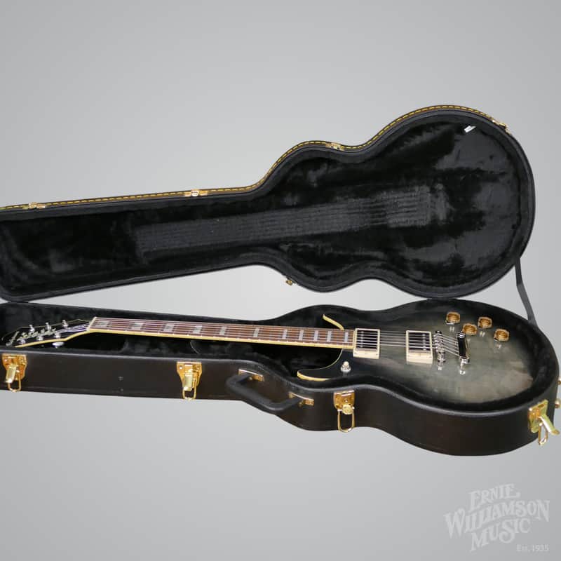Epiphone DC PRO Double Cutaway Electric Guitar, Midnight Ebony, W/fitted hardshell case image 1