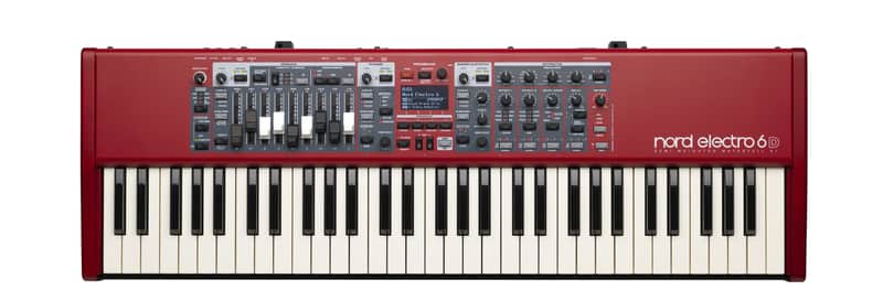 Nord Electro 6D SW61 Semi-Weighted 61-Key Digital Piano - Red image 1