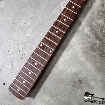 2 pc. Maple / Rosewood S-Style Guitar Neck w/ Hockey Stick Headstock & Black Tuners (1990s) image 3