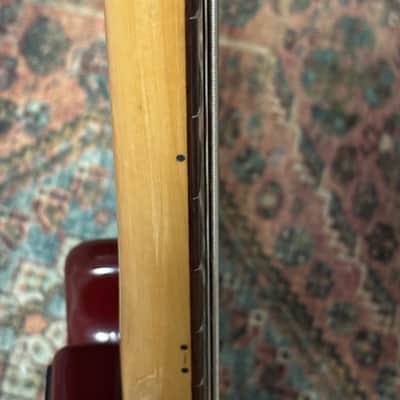 1978 Fender Musicmaster Bass Guitar - Wine Red image 10