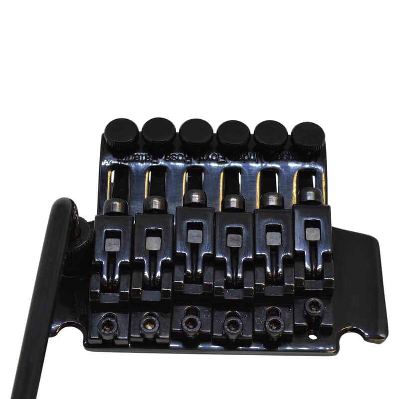 Floyd Rose Licensed Low-Pro Double Locking Tremolo Electric Guitar Bridge Black image 1