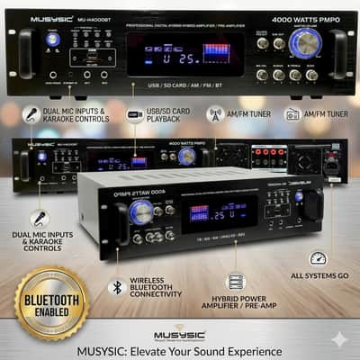MU‑H4000BT POWERED AMP BRAND NEW image 2