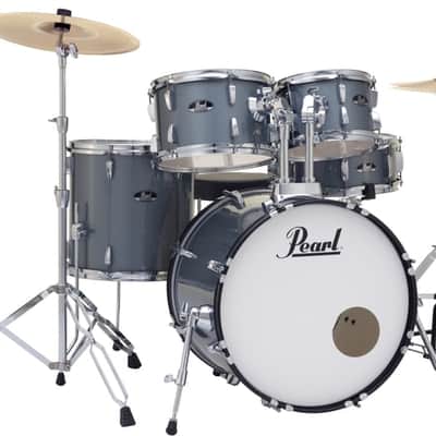 Pearl Roadshow RS505C/C 5-Piece Complete Drum Set with Cymbals - Charcoal Metallic image 2