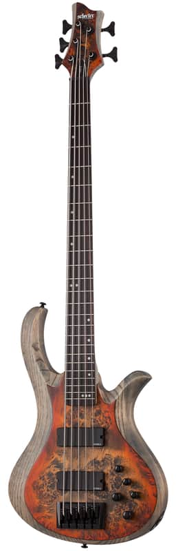 Schecter Riot-5 Bass Inferno Burst image 1