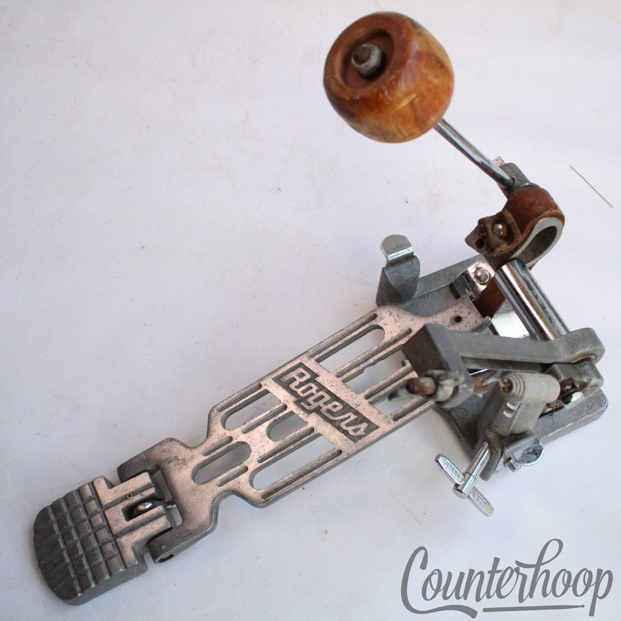 Rogers Swivomatic Bass Drum Pedal Vintage 70s Swivo-Matic Powertone+Hoop Clamp* — main photograph