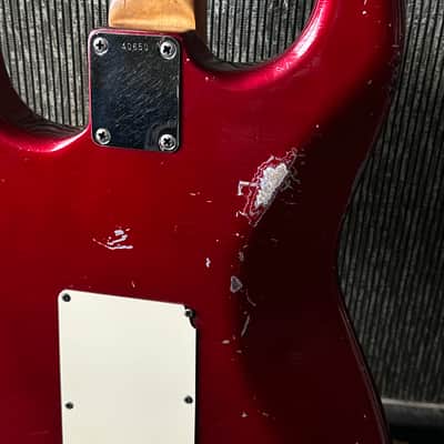 1959 Fender Stratocaster Candy Apple Red Refin Original Parts Sounds Magical image 7