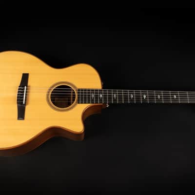 2018 Taylor 714ce-N - Natural | USA All Solid Grand Auditorium Crossover Classical Guitar Nylon Cutaway Pickup | OHSC image 3