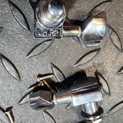 LTD Chrome 6-In-Line Tuners Set Tuning Heads image 4