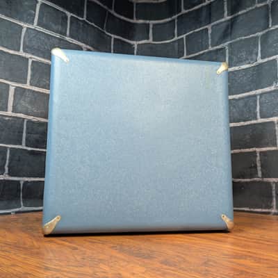 Rogers Vintage Blue Snare Drum Case + Rogers 4843 Mallets w/ Cover 1956–1965 image 6