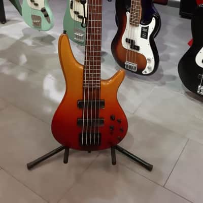 Brand New - Ibanez SR875-ALG SR Autumn Leaf Gradation 5 String Bass (Worldwide Free Shipping) image 1
