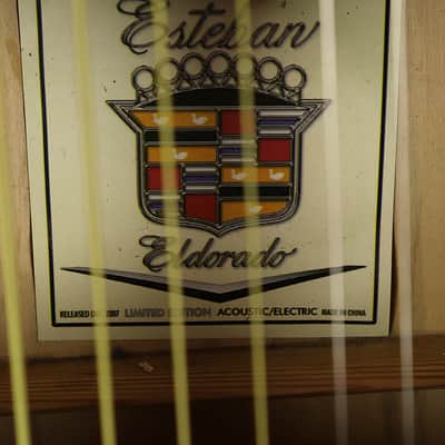 Esteban Eldorado Limited Edition Cadillac Acoustic Electric Guitar w/ gig bag image 3