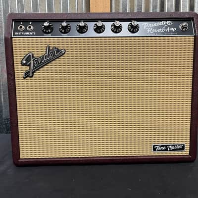 Fender Tone Master Princeton Reverb FSR Limited Edition "Wine Red" 12-Watt 1x10" Guitar Combo 2025 - Wine Red image 2