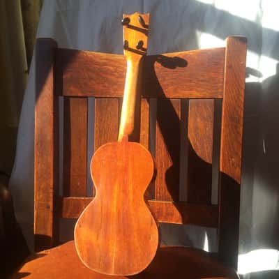 Manuel Nunes Soprano Ukulele circa 1915 flamed golden koa image 6