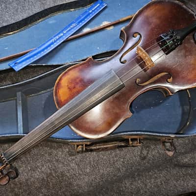 Vintage National Inst size 3/4 violin with case. USA. Good Condition. image 4