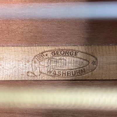 Washburn D12-12N 12-String Acoustic Guitar & Hard Case ***NECK CRACKED*** image 8