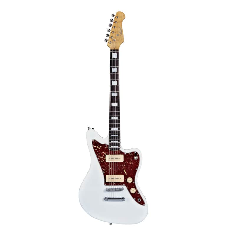 Artist Grungemaster White Electric Guitar w/ P90 Pickups image 1