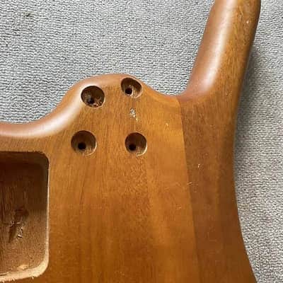 Solid Mahogany Wood 5/6 String Electric Bass Body DIY Project image 6