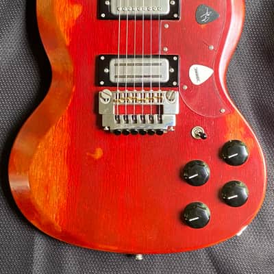 Jaydee Old Boy Tony Iommi SG - Distressed Cherry image 1