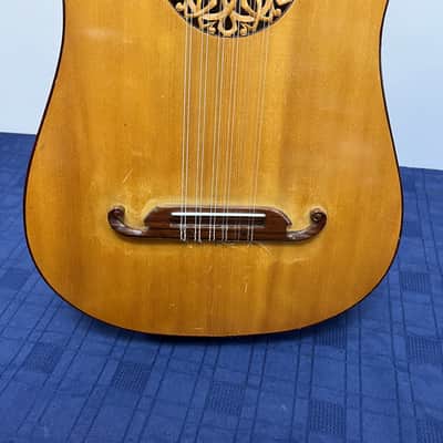 Vintage R Wilkinson Custom Made 12-String Classical Baroque Guitar with Case Made for Rod Stucky image 11