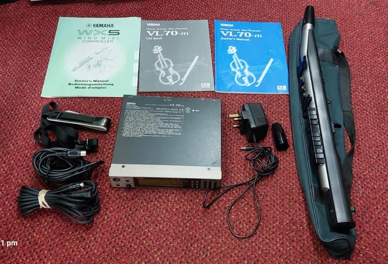 YAMAHA WX5 WIND MIDI CONTROLLER, YAMAHA VL70-m with all manuals. image 1