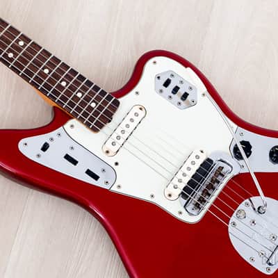 2000 Fender American Vintage '62 Jaguar Yamano, Candy Apple Red w/ Matching Headstock, Case & Tags image 7