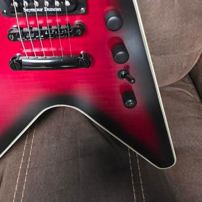 Epiphone Dave Mustaine Signature Flying V Prophecy 2023 professional repaired headstock/gibson and duncans installed image 5