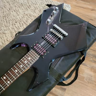 BC Rich Warlock Acrylic Electric Guitar Transparent Purple With BC Rich Gig Bag Excellent Player! image 6