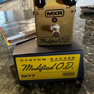MXR M77-SE Custom Badass Modified O.D. 2021 - Gold Sparkle image 1