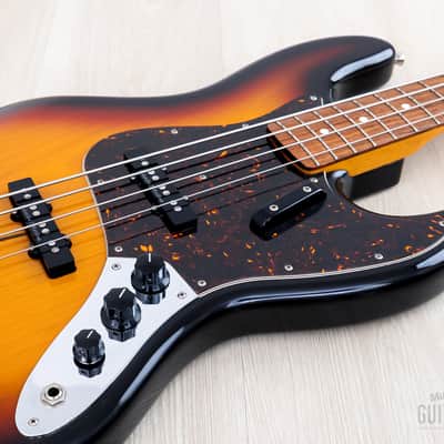 2005 Fender ‘62 Jazz Bass DiMarzio Collection JB62-110DMC Sunburst Lacquer, Japan CIJ image 6