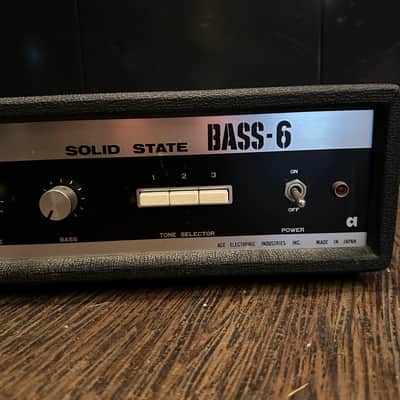 Ace Tone Solid State Bass-6 MIJ 1960s - 1970s Japan - Black image 3