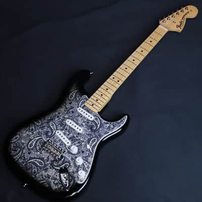 Fender MIJ Limited Edition Paisley Stratocaster 2024 - 2025 - Black Paisley image 1