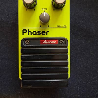 Rare vintage Amdek PHK-100 Phaser guitar effects pedal 1980s Made in Japan image 2