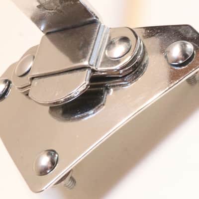 Slingerland Cocktail Drum Slotted Plate with 6" Spade Arm and Cowbell 1960s / INSPECTED & TESTED image 11