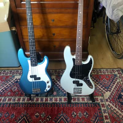 Fender Blacktop Jazz Bass 2012 2014 - White Chrome Pearl image 10