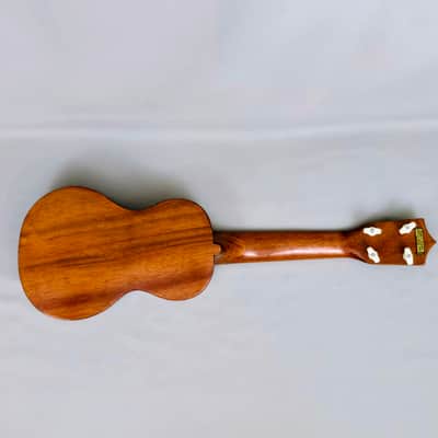 Vintage *RARE* SAM F. CHANG HONOLULU HAWAIIAN KOA 20 3/4” Soprano Ukulele w/Case image 13