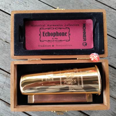 Hohner  Echophone No.3810 Harmonica, Historical Harmonica Collection, C.1990s, Echo Chamber, Key C. image 2