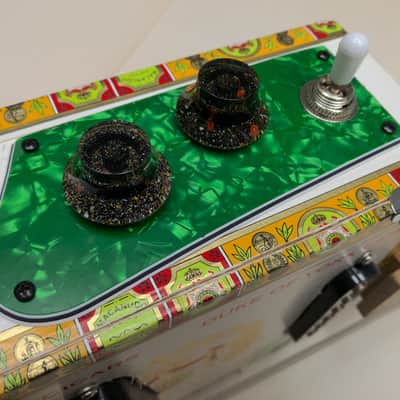 Handmade Cigar Box Guitar 3-String Electric "Swamp Thing" Awesome image 1