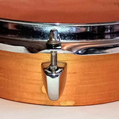 MARTIAL PERCUSSION MULBERRY PANCAKE TOM 10"- LIGHT SATIN LACQUER - FREE SHIP TO C-USA! image 6