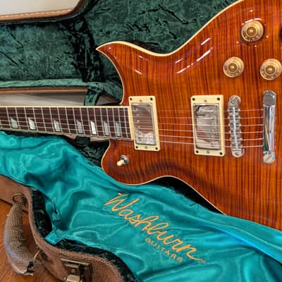 Washburn WI580 USA Custom Shop Electric Guitar / 2008 / MINT / Original HSC / Paperwork - Flame image 1